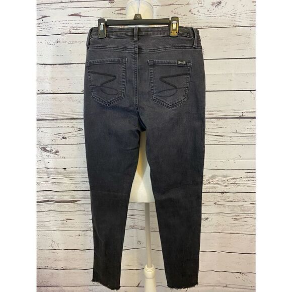 Seven 7 Black Jeans Size - Picture 3 of 8